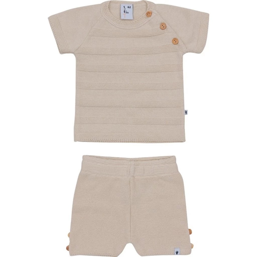 Gebreid setje (sand)